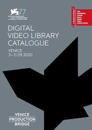 Digital Video Library Catalogue 2020