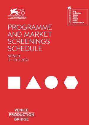VPB Programme and Market Screenings Schedule 2021